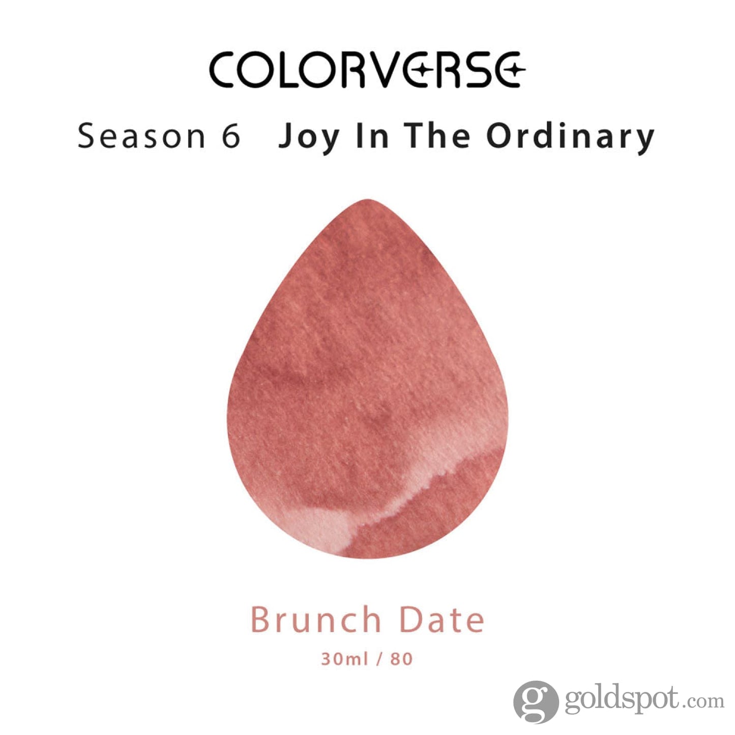 Colorverse Joy in the Ordinary Bottled Ink in Brunch Date - 30mL Bottled Ink