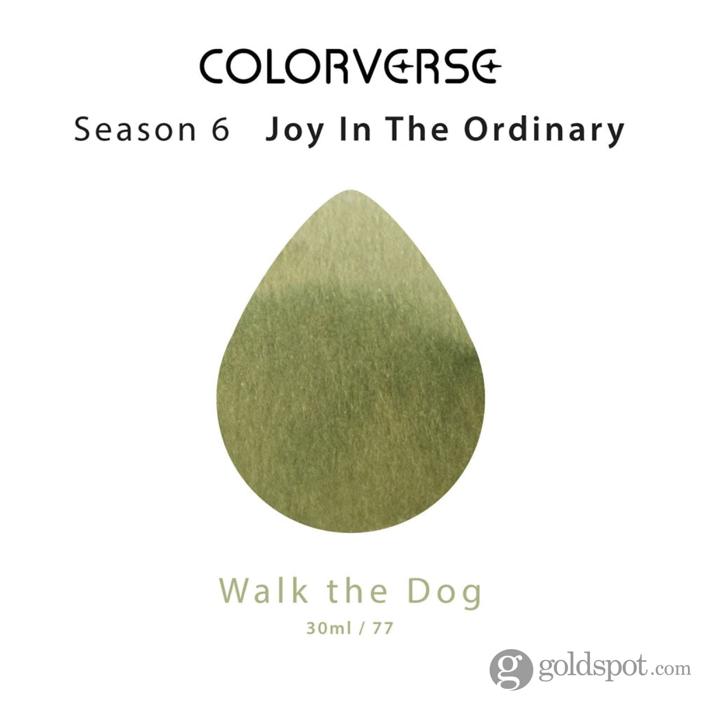 Colorverse Joy in the Ordinary Bottled Ink in Walk the Dog - 30mL Bottled Ink