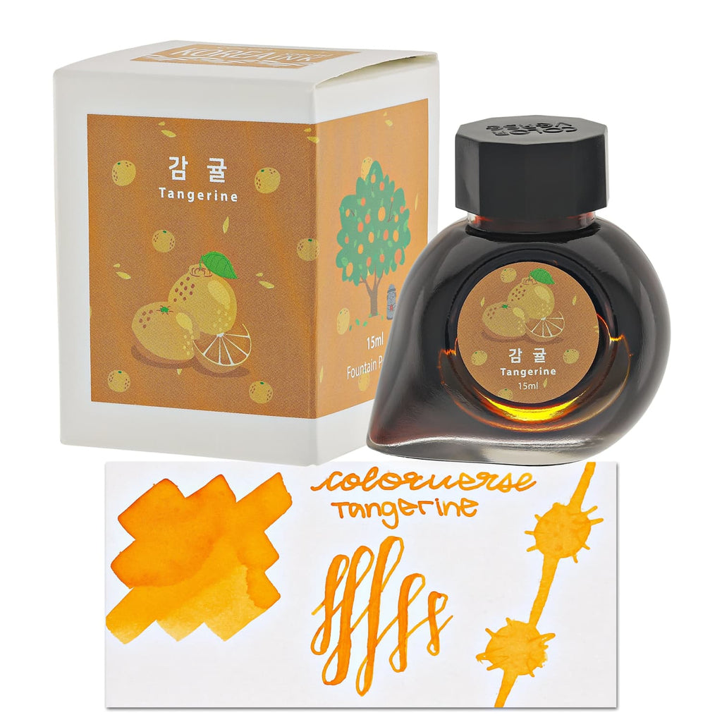 Colorverse Korea Special Bottled Ink in Tangerine - 15mL Bottled Ink