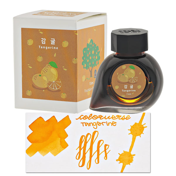 Colorverse Korea Special Bottled Ink in Tangerine - 15mL Bottled Ink