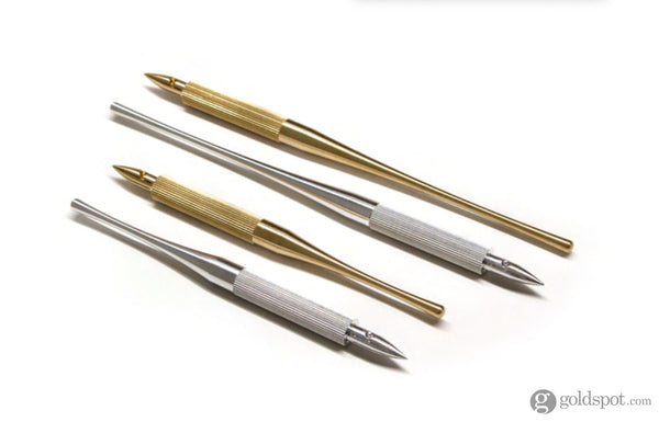 Colorverse Shuttle Nib Holder Dip Pen in Large Brass Nib Holders