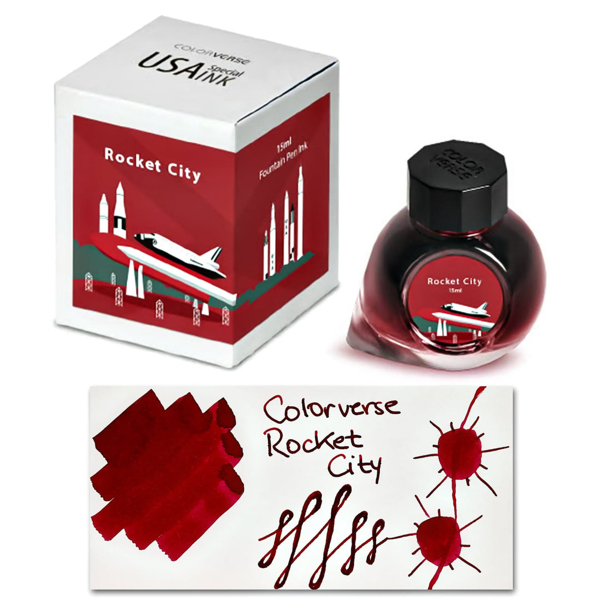 Colorverse State Colorverse USA Special Bottled Ink in Alabama (Rocket City) - 15mL ...