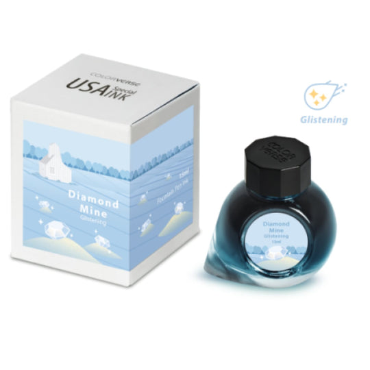 Colorverse USA Special Bottled Ink in Arkansas (Diamond Mine Glistening) - 15mL