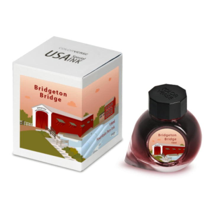 Colorverse USA Special Bottled Ink in Indiana (Birdgeton Bridge) - 15mL Bottled Ink