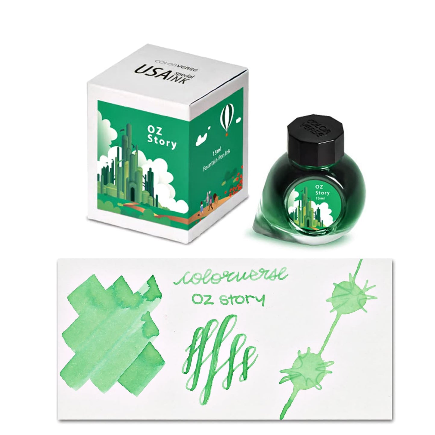 Colorverse USA Special Bottled Ink in Kansas (Oz Story) - 15mL Bottled Ink