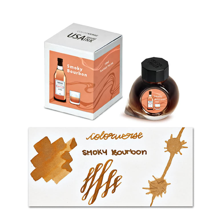 Colorverse USA Special Bottled Ink in Kentucky (Smoky Bourbon) - 15mL Bottled Ink