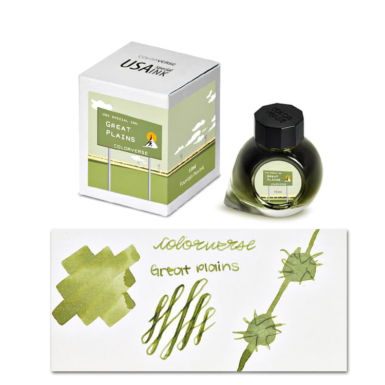 Colorverse USA Special Bottled Ink in Nesbraska (Great Plains) - 15mL Bottled Ink