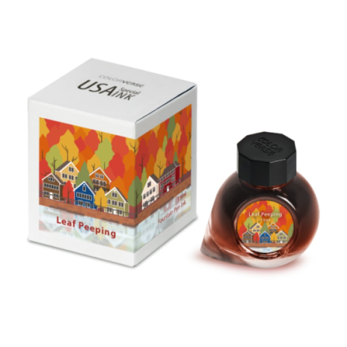 Colorverse USA Special Bottled Ink in New Hampshire (Leaf Peeping) - 15mL Bottled Ink