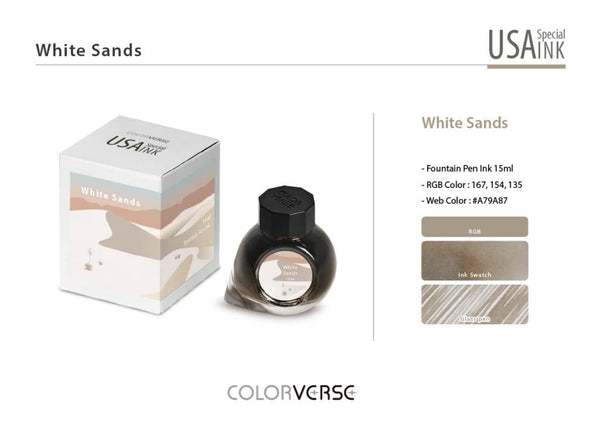 Colorverse USA Special Bottled Ink in New Mexico (White Sands) - 15mL Bottled Ink