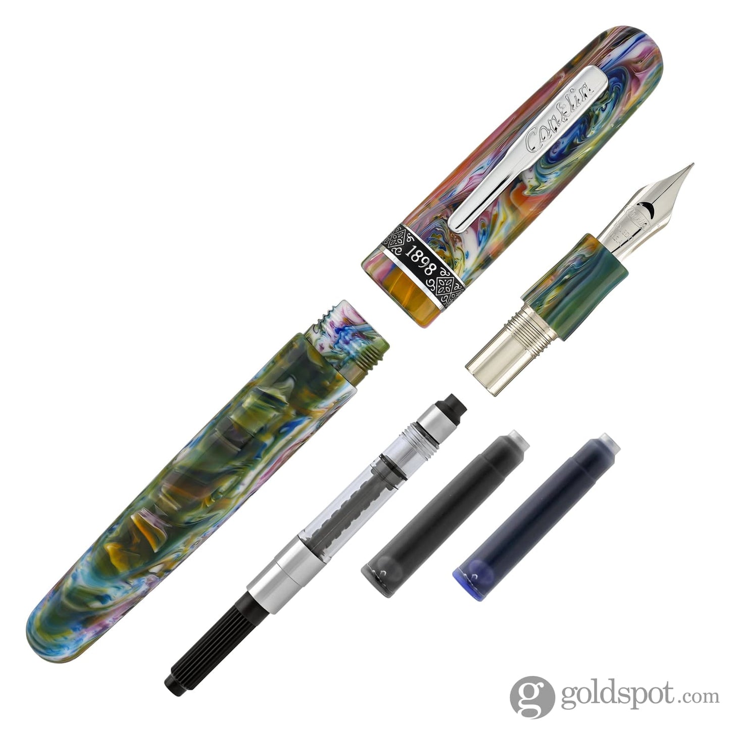 Conklin 1898 Fountain Pen in Misto Green Fountain Pen