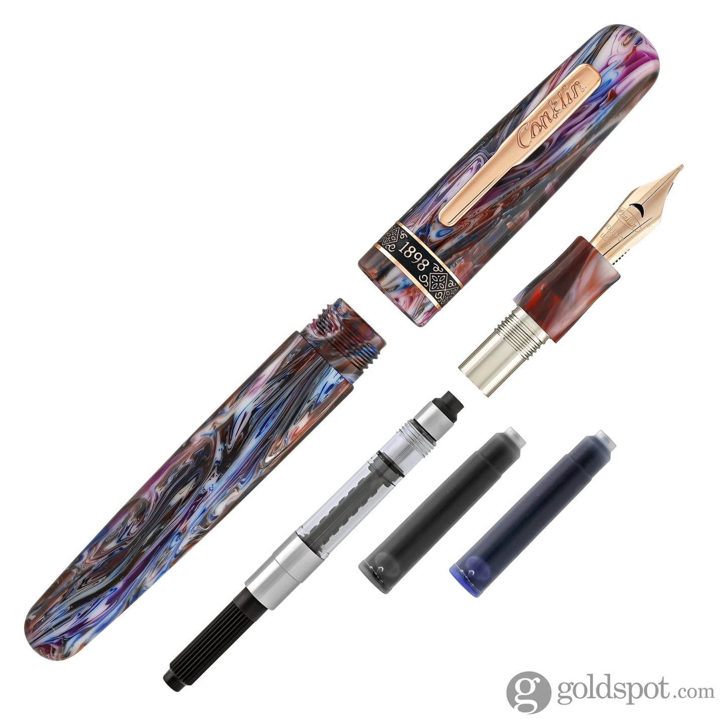 Conklin 1898 Fountain Pen in Misto Purple Fountain Pen