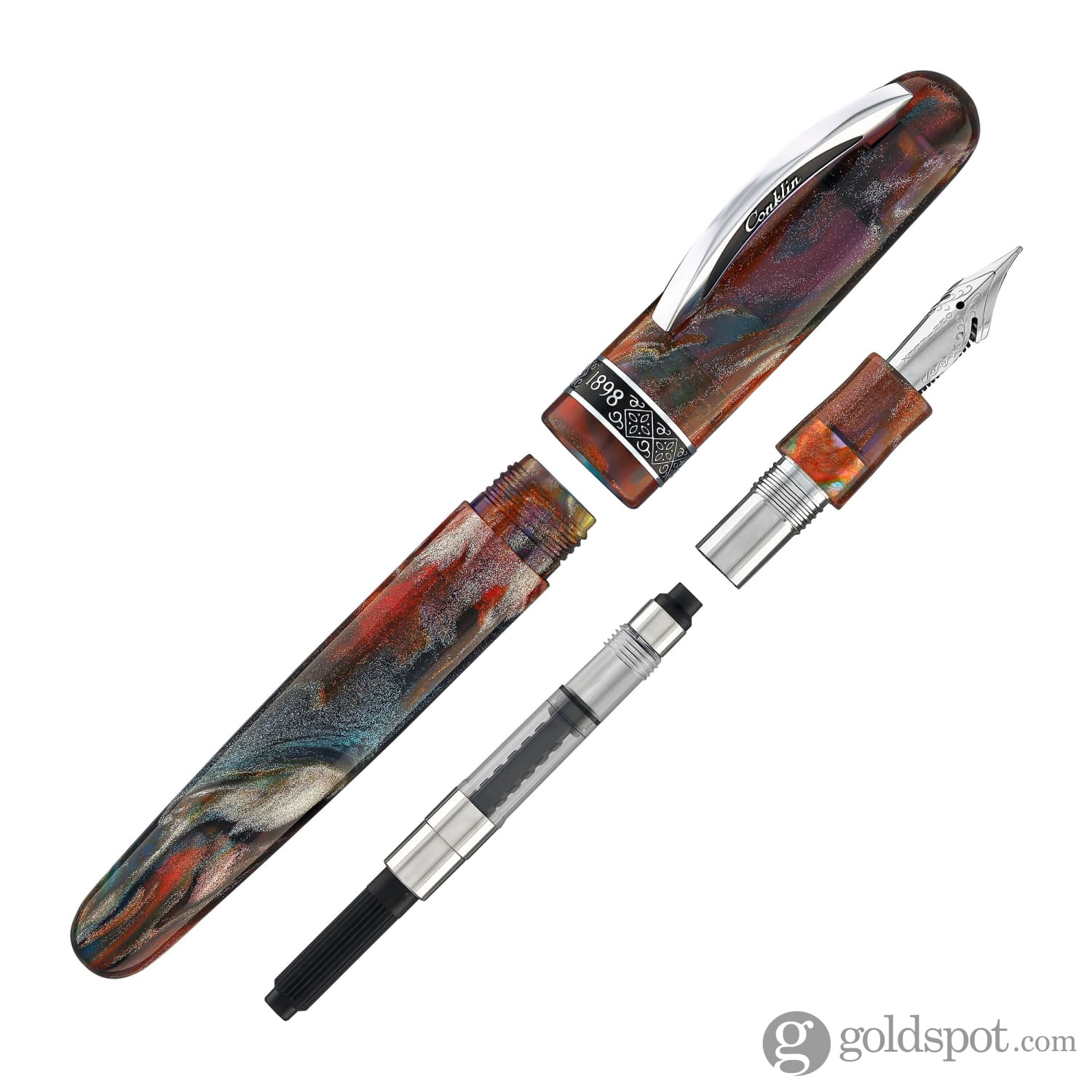 Conklin 1898 Jonathon Brooks Fountain Pen in Primary Manipulation
