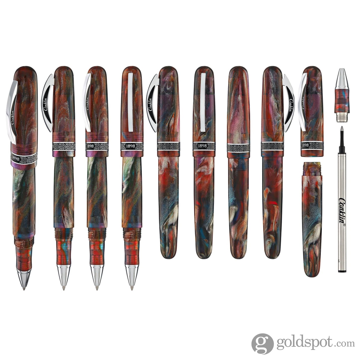 Conklin 1898 Jonathon Brooks Rollerball Pen in Primary Manipulation 5.0 Rollerball Pen