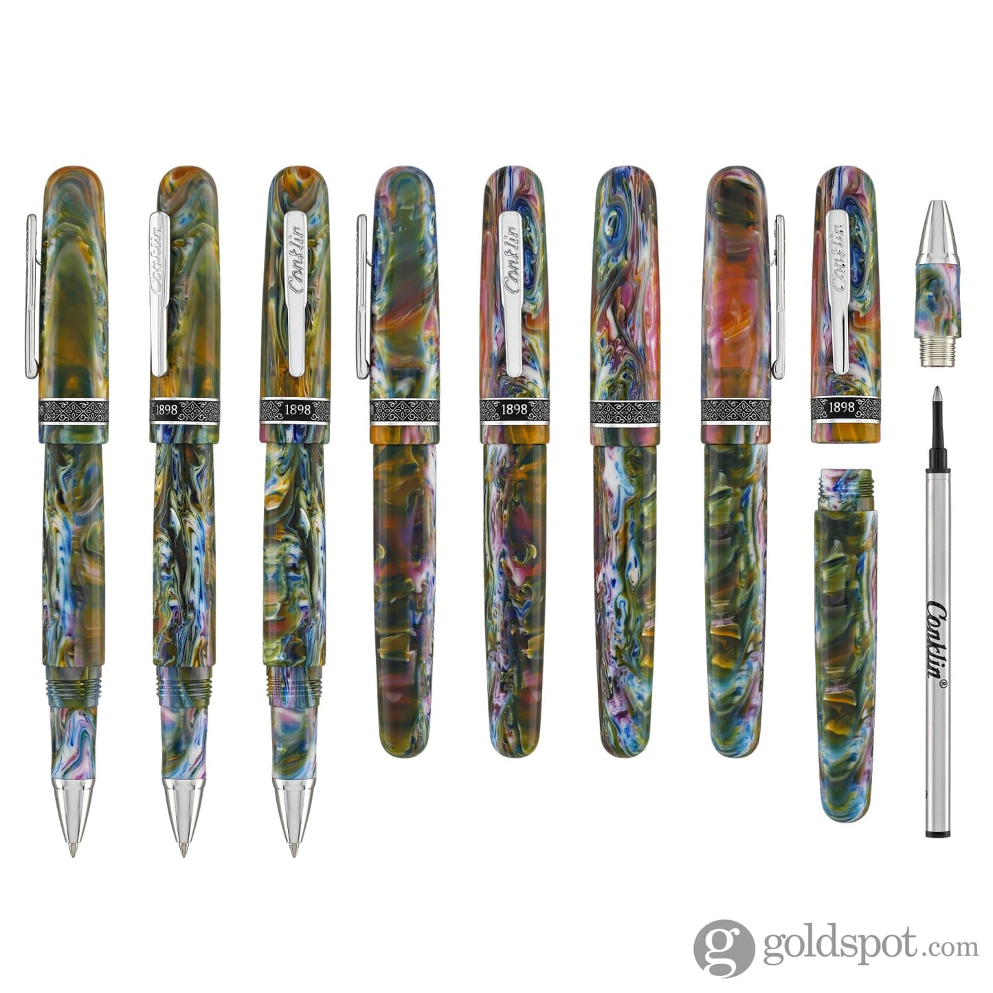 Conklin 1898 Rollerball Pen in Misto Green Rollerball Pen