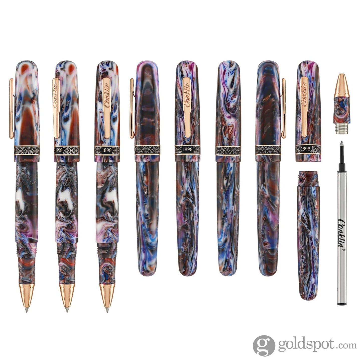 Conklin 1898 Rollerball Pen in Misto Purple Rollerball Pen