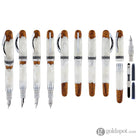 Conklin 1898 Spectra Fusion Fountain Pen in White with Chrome Trim - Limited Edition Fountain Pen