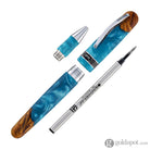 Conklin 1898 Spectra Fusion Rollerball Pen in Blue with Chrome Trim - Limited Edition Rollerball Pen