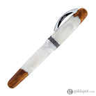 Conklin 1898 Spectra Fusion Rollerball Pen in White with Chrome Trim - Limited Edition Rollerball Pen