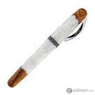 Conklin 1898 Spectra Fusion Rollerball Pen in White with Chrome Trim - Limited Edition Rollerball Pen