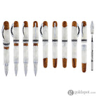 Conklin 1898 Spectra Fusion Rollerball Pen in White with Chrome Trim - Limited Edition Rollerball Pen