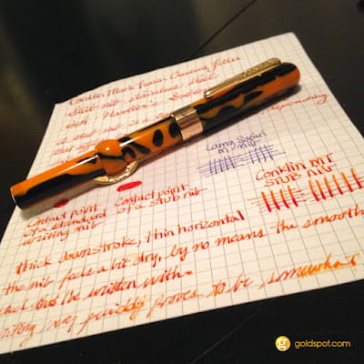 Conklin Mark Twain Crescent Filling Fountain Pen Review