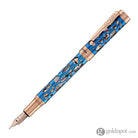 Conklin Endura Deco Crest Fountain Pen in Demo Blue with Rosegold Trim Fountain Pen