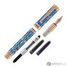 Conklin Endura Deco Crest Fountain Pen in Demo Blue with Rosegold Trim Fountain Pen
