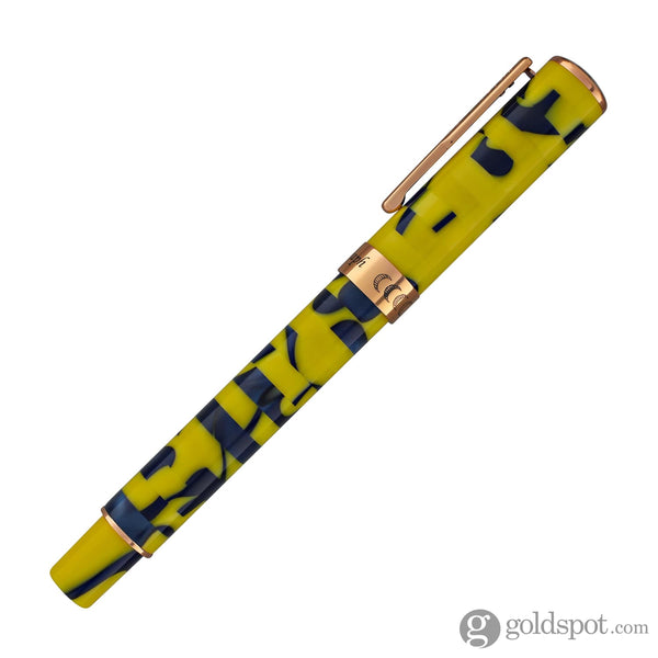 Conklin Stylograph Mosaic Fountain Pen in Yellow/Blue Fountain Pen