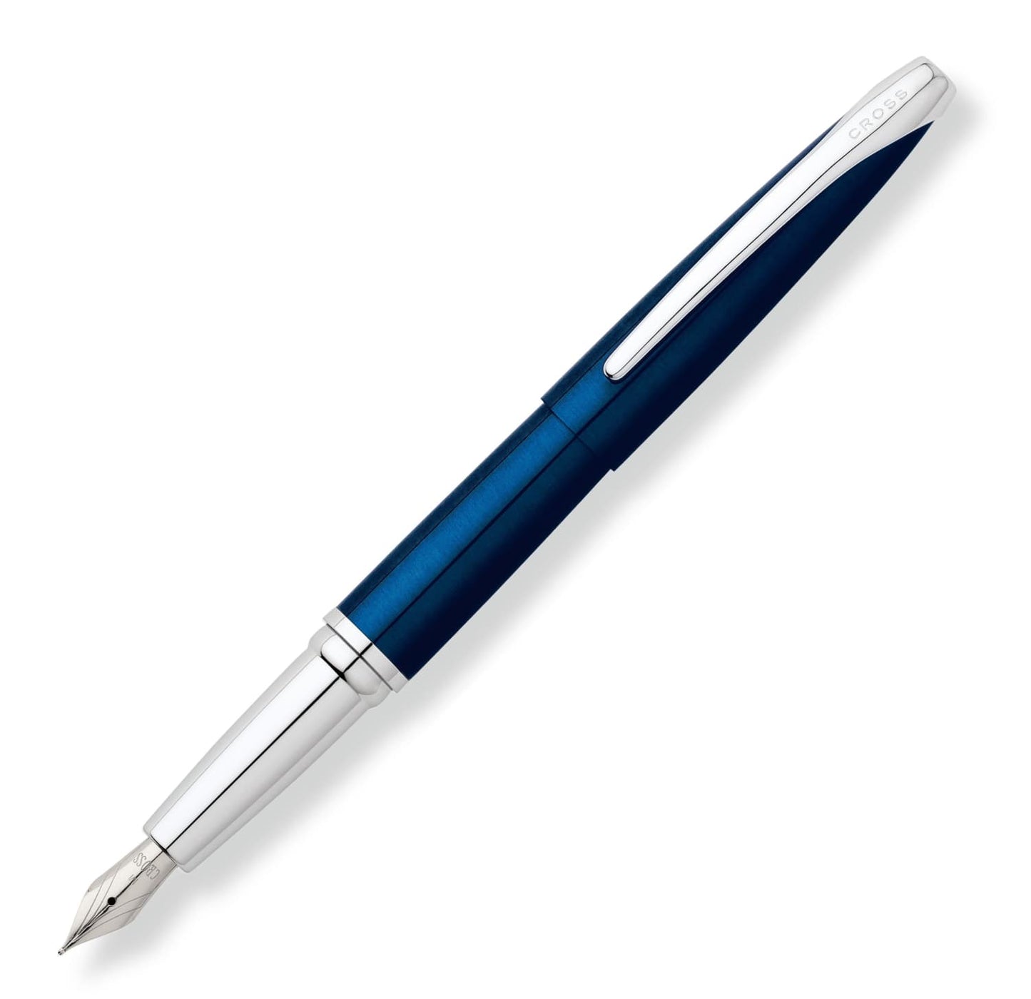 Cross ATX Fountain Pen in Translucent Blue Lacquer