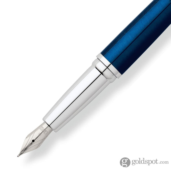 Cross ATX Fountain Pen in Translucent Blue Lacquer