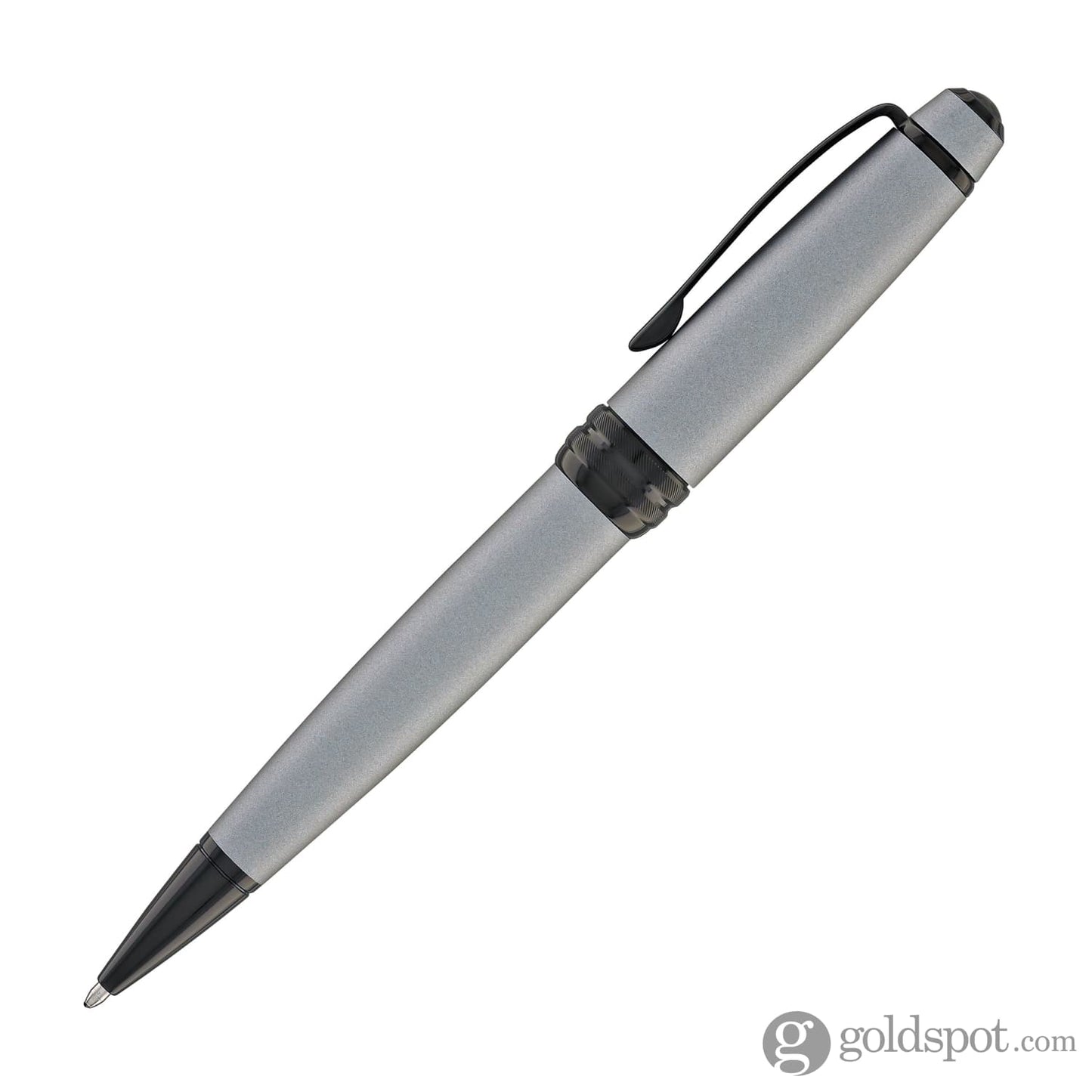 Cross Bailey Ballpoint Pen Matte Gray Lacquer PVD Ballpoint Pens