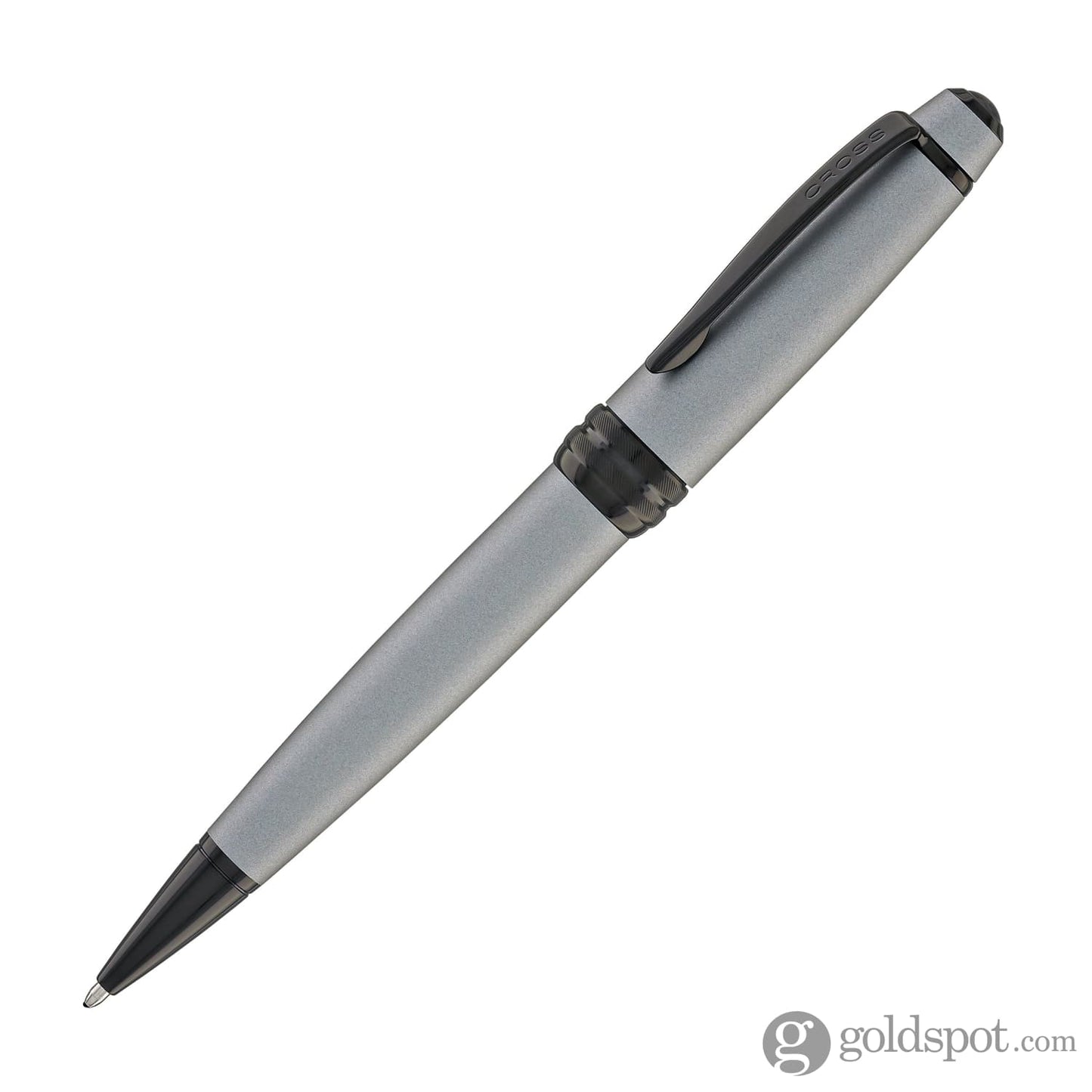 Cross Bailey Ballpoint Pen Matte Gray Lacquer PVD Ballpoint Pens