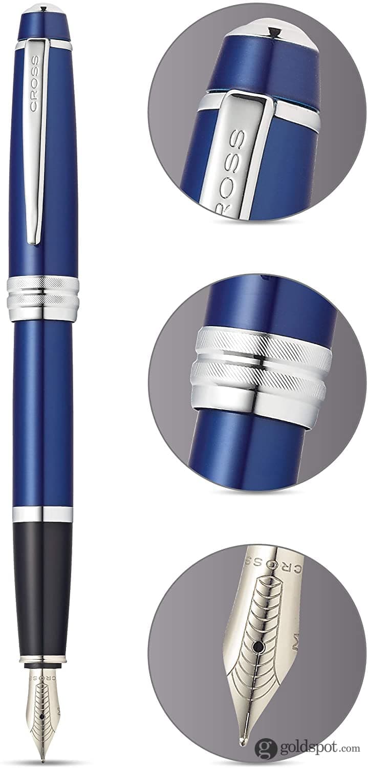 Cross Bailey Blue Lacquer Medium Fountain Pen Fountain Pen