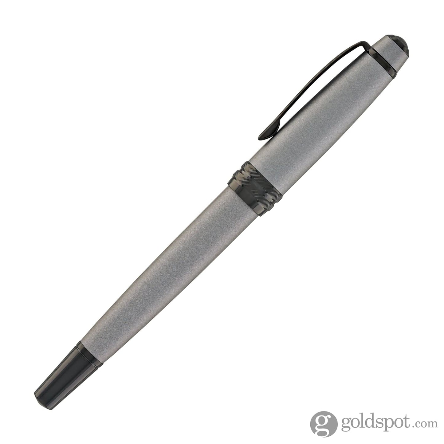 Cross Bailey Fountain Pen in Matte Gray Lacquer PVD Fountain Pen