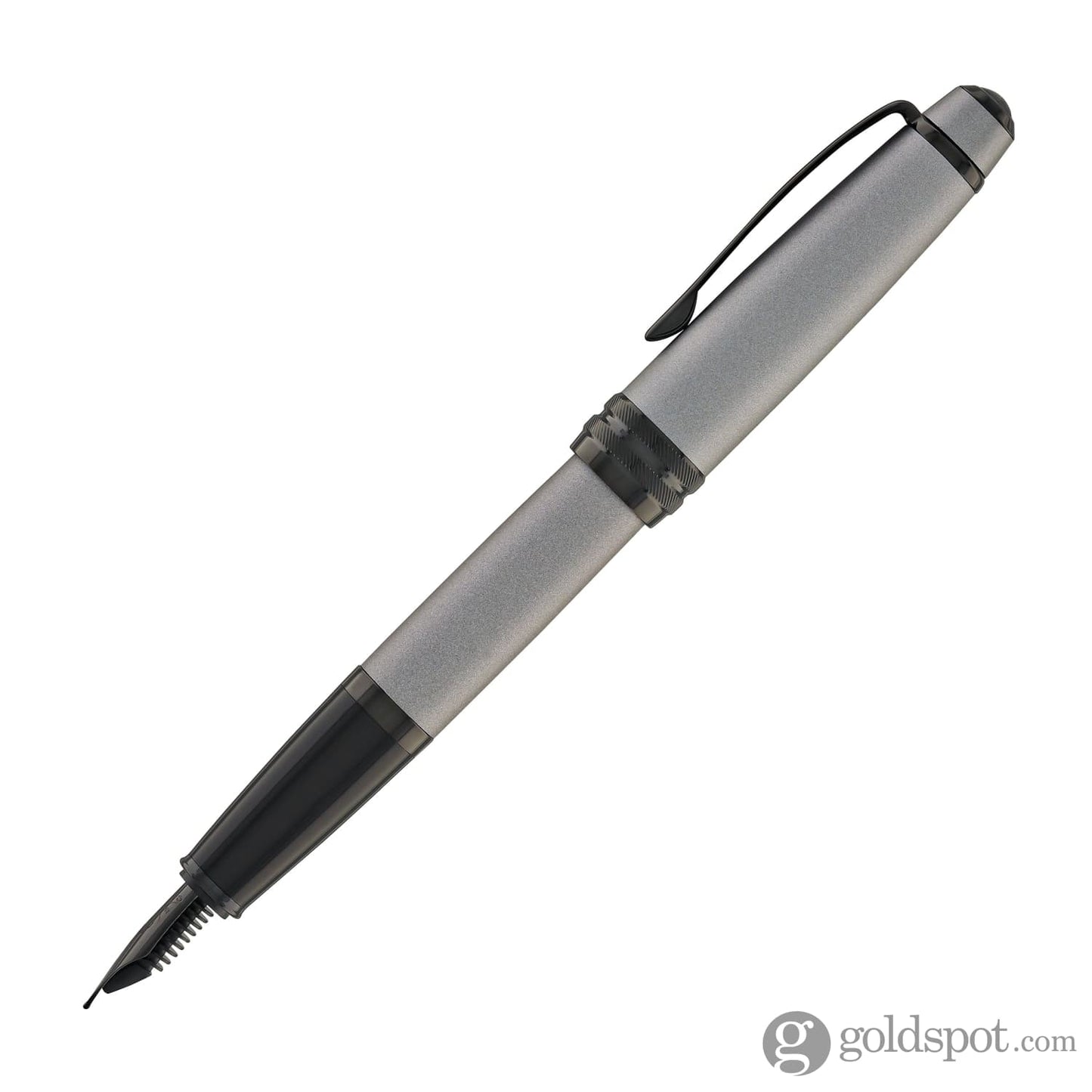 Cross Bailey Fountain Pen in Matte Gray Lacquer PVD Fountain Pen
