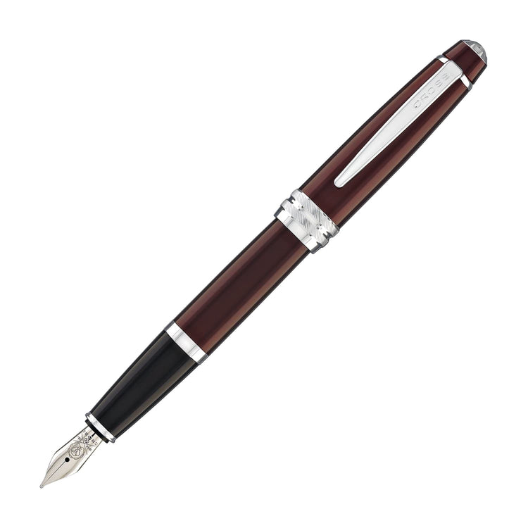Cross Bailey Fountain Pen in Red Lacquer - Medium Point Fountain Pen