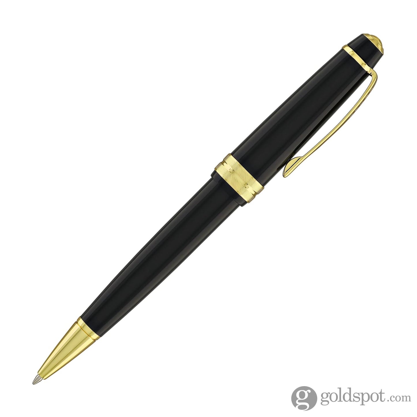 Cross Bailey Light Ballpoint Pen in Glossy Black Resin with Gold Trim Ballpoint Pens
