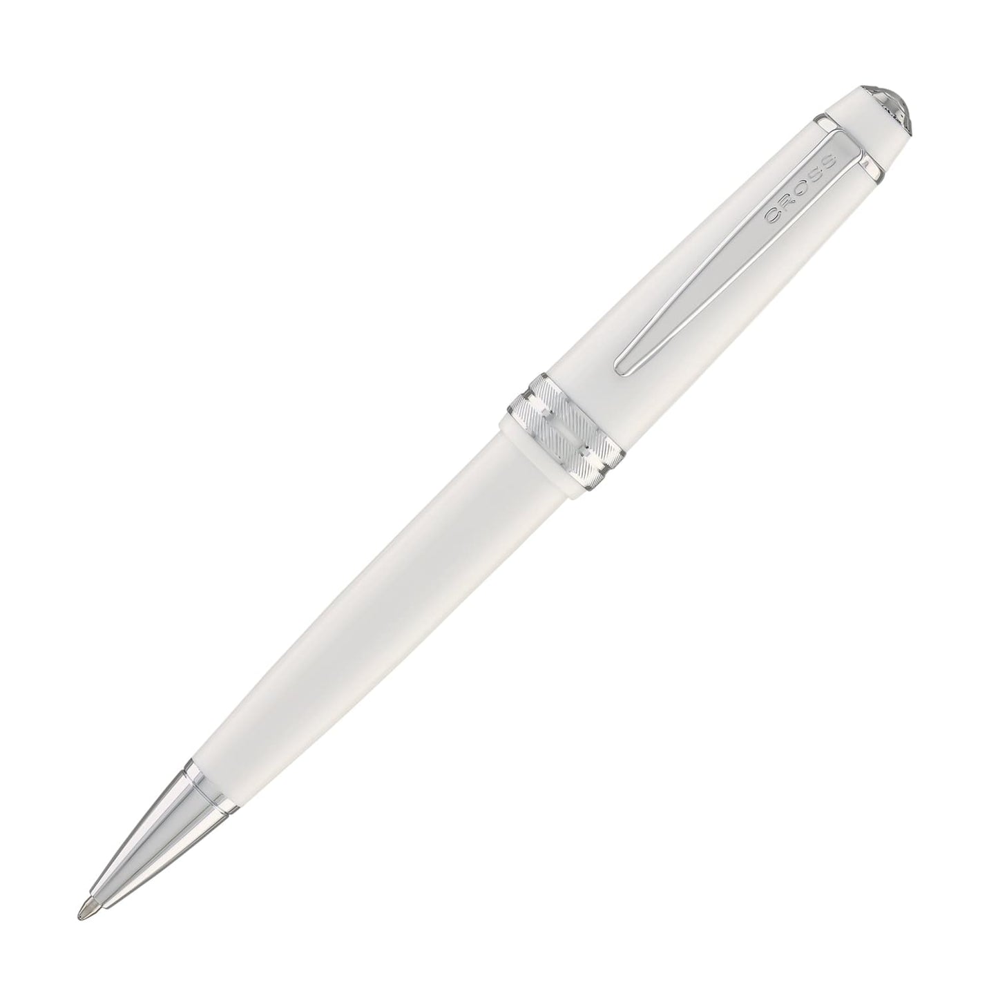 Cross Bailey Light Ballpoint Pen in Polished White Resin Ballpoint Pens