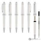 Cross Bailey Light Ballpoint Pen in Polished White Resin Ballpoint Pens