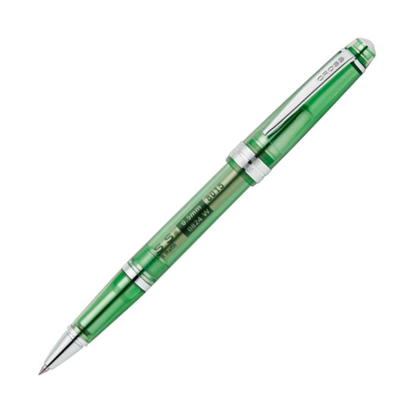 Cross Bailey Light Ballpoint Pen in Translucent Green Resin with Chrome Trim Ballpoint Pens