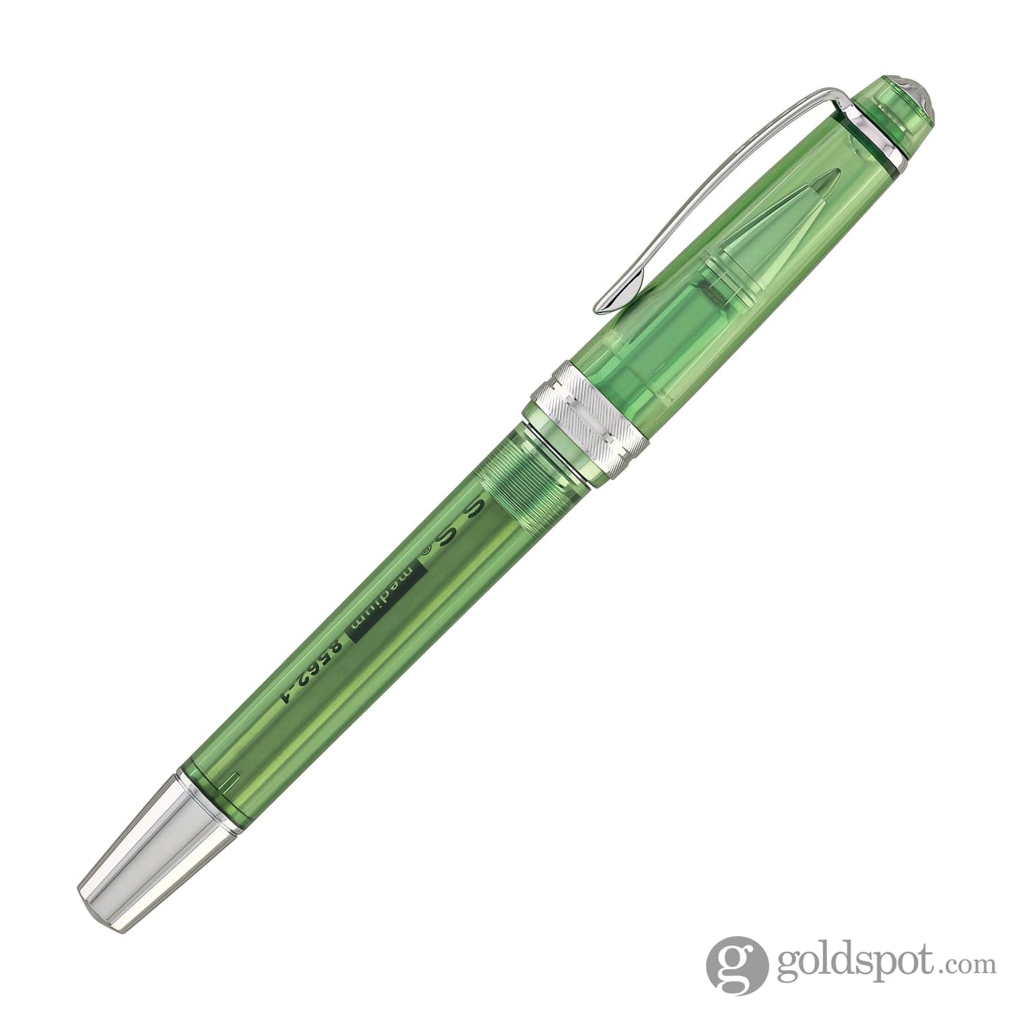 Cross Bailey Light Ballpoint Pen in Translucent Green Resin with Chrome Trim Ballpoint Pens