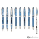 Cross Bailey Light Ballpoint Pen in Translucent Navy Blue Resin with Chrome Trim Ballpoint Pens