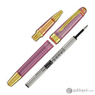 Cross Bailey Light Ballpoint Pen in Translucent Pink Resin with Gold Trim Ballpoint Pens