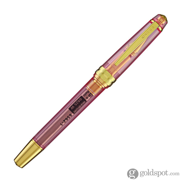 Cross Bailey Light Ballpoint Pen in Translucent Pink Resin with Gold Trim Ballpoint Pens