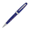 Cross Bailey Light Cherry Blossom Ballpoint Pen in Glossy Blue Resin with Polished Chrome Ballpoint Pens