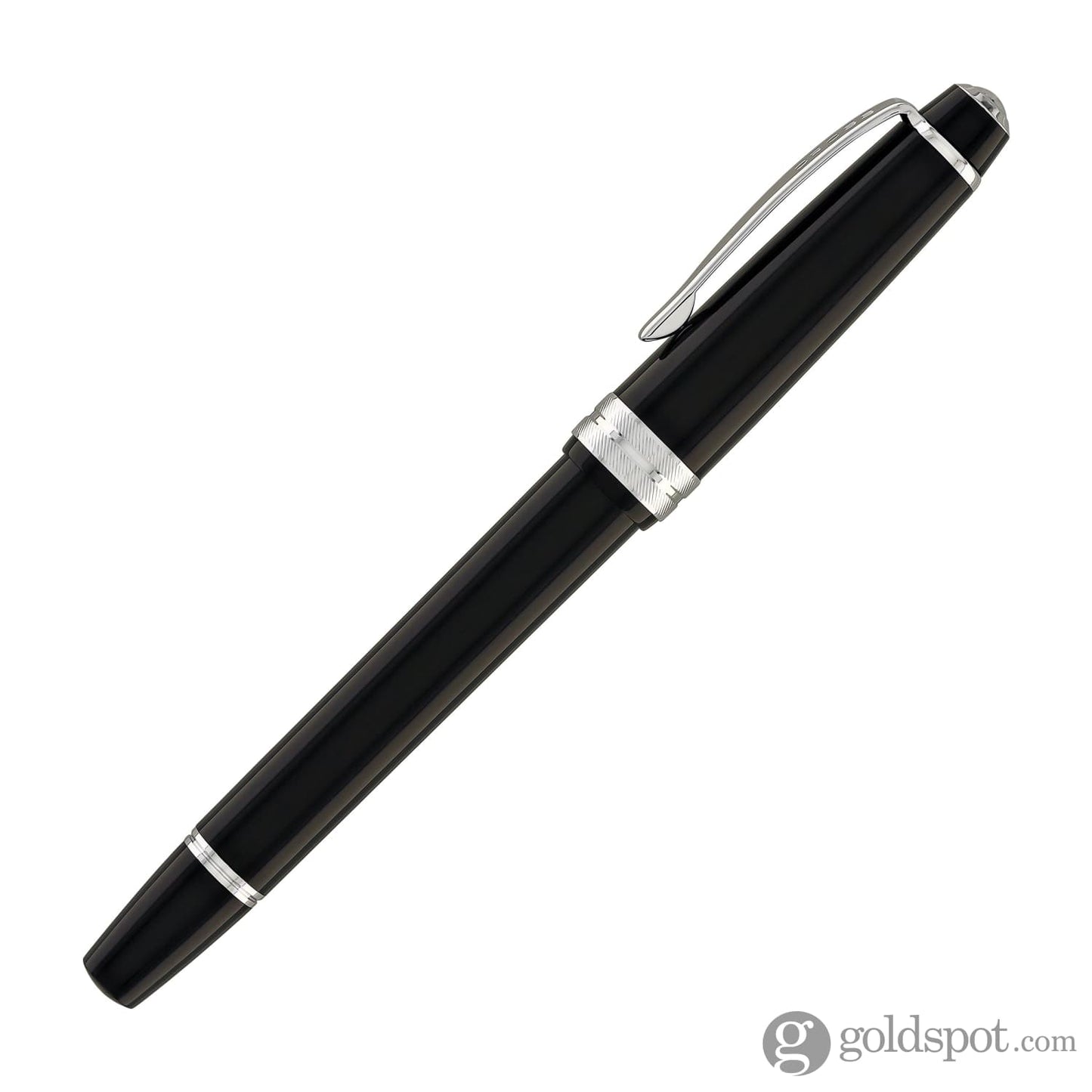 Cross Bailey Light Fountain Pen in Glossy Black Resin with Chrome Trim Fountain Pen