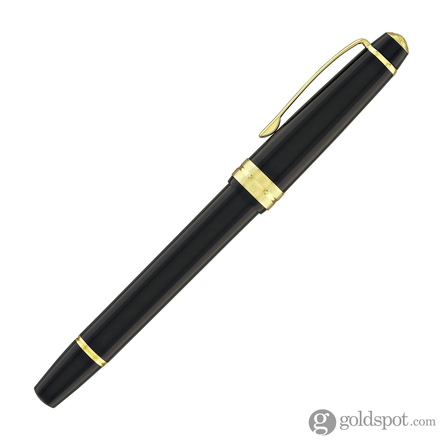 Cross Bailey Light Fountain Pen in Glossy Black Resin with Gold Trim Fountain Pen