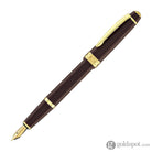 Cross Bailey Light Fountain Pen in Glossy Burgundy Resin with Gold Trim Fountain Pen