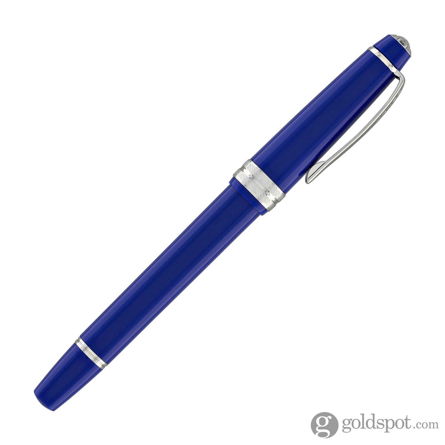 Cross Bailey Light Fountain Pen in Polished Blue Resin - Goldspot Pens