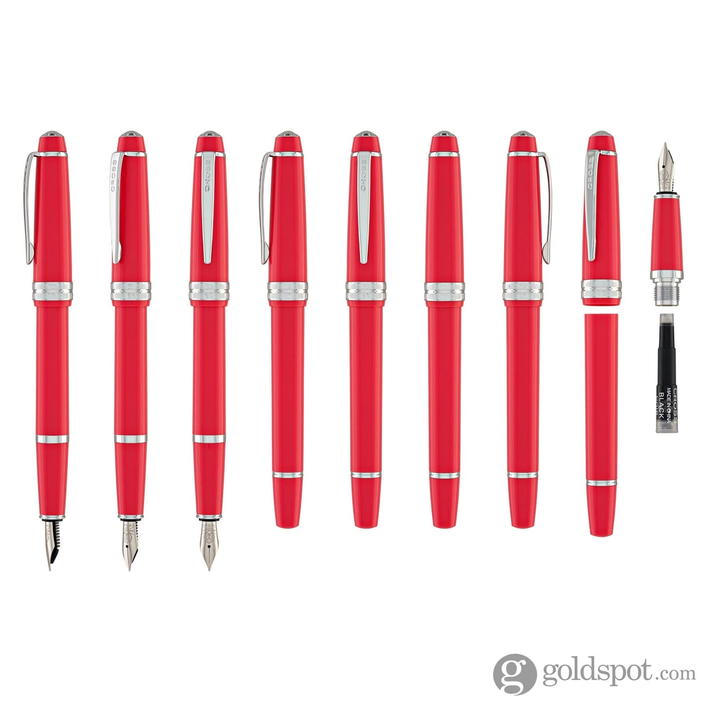 Cross Bailey Light Fountain Pen in Polished Coral Resin Fountain Pen